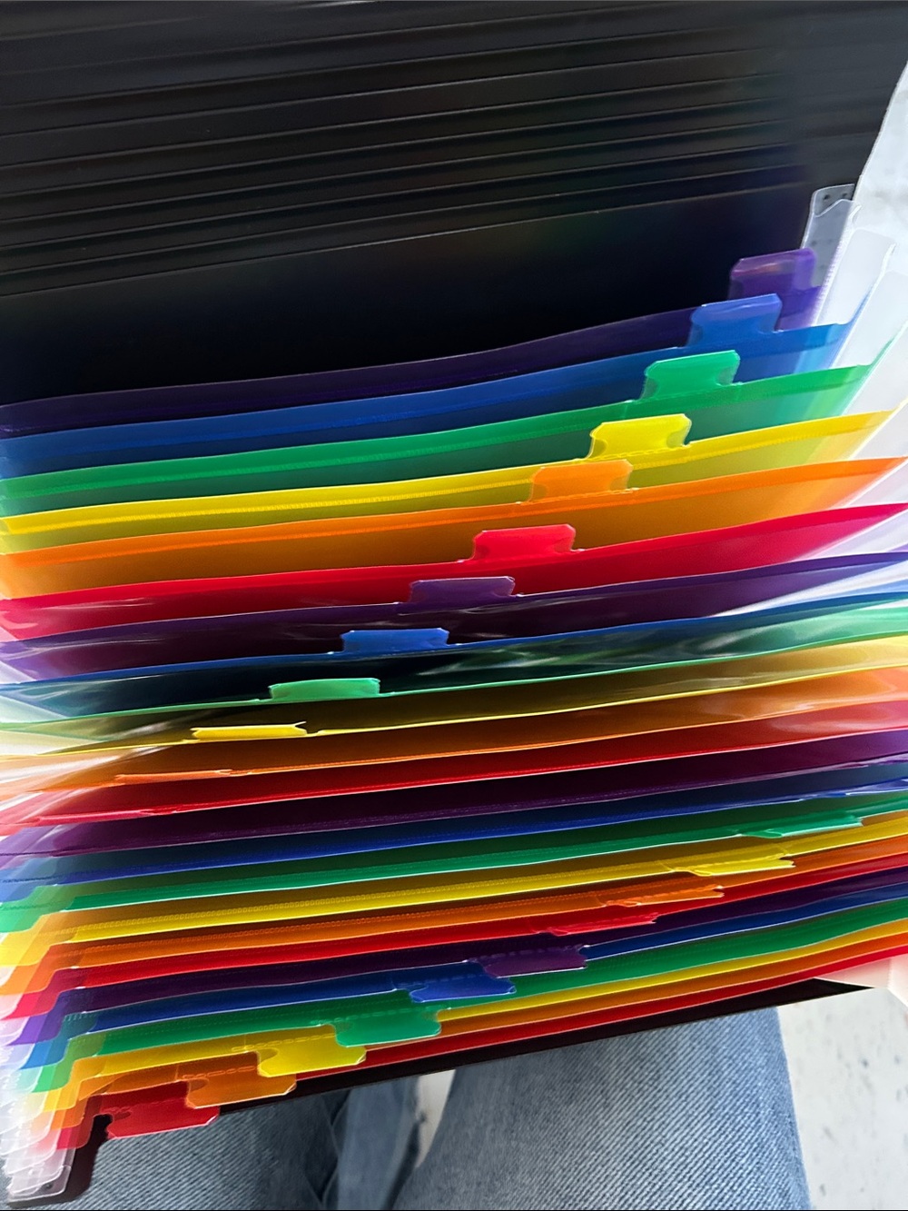 New file folder binder